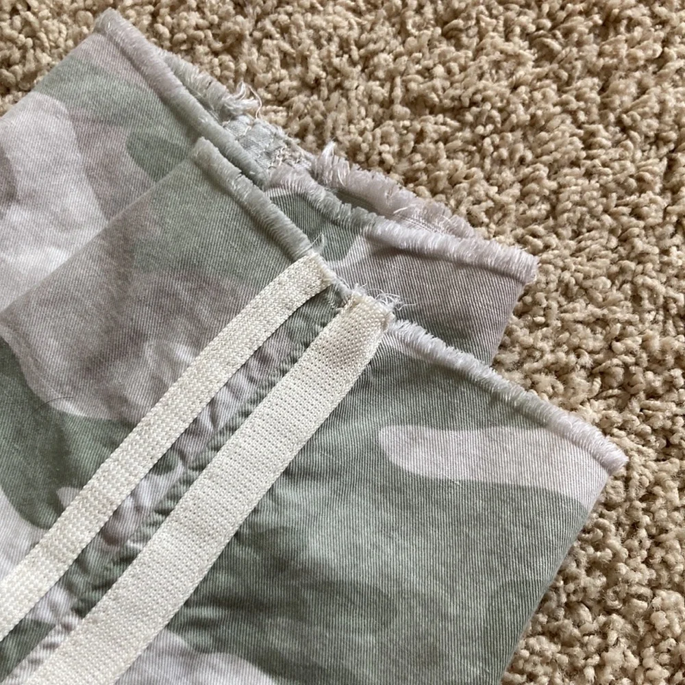 💙 Mother The Shaker Chop Crop Fray Desert Print - Picture 13 of 15